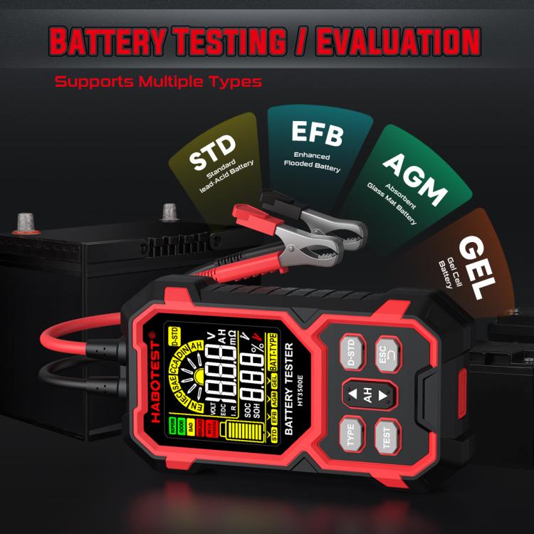 HABOTEST 12/24V Autobatterie-Lebensdauertester