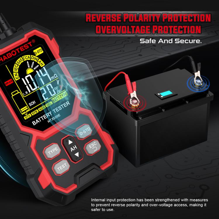 HABOTEST 12/24V Autobatterie-Lebensdauertester