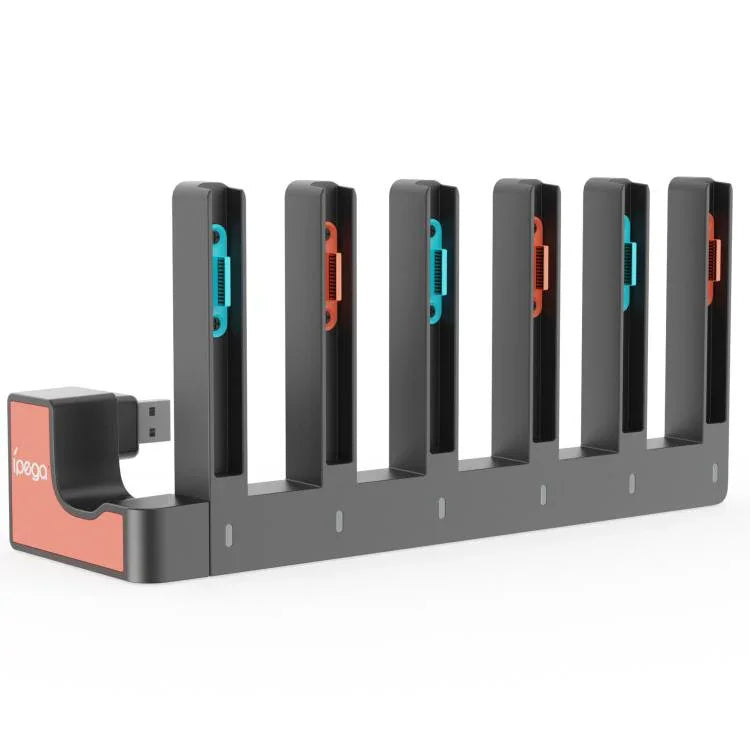ipega 6-in-1 Ladestation für Nintendo Switch 2 Joy-Con Controller Ladedock, PG-SW2189