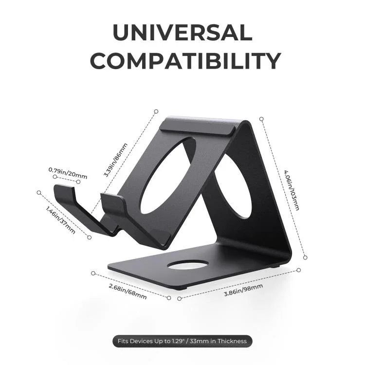 JYS Universal Metall-Tischständer für Handheld-Konsolen Kompatibel mit ROG Xbox Ally/X, Switch, Steam Deck & Lenovo Legion Go, Desktop-Ständer Weiß, Desktop-Ständer Schwarz
