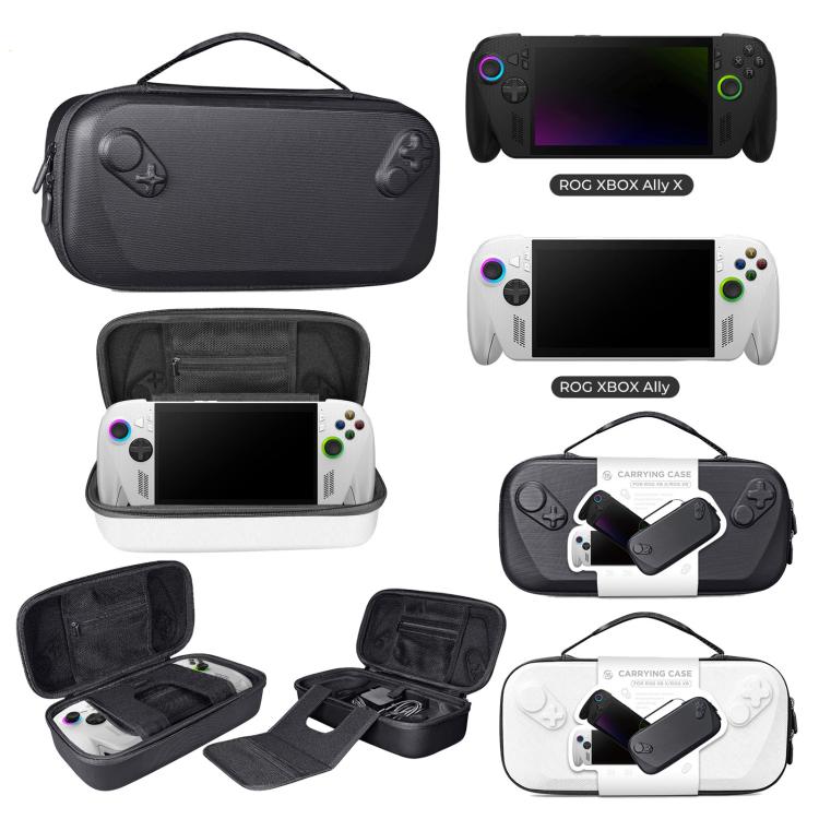JYS Hartschalenkoffer für ROG Xbox Ally/X Handheld Tragbare Reisetasche mit Reißverschluss, JYS-X152 Weiß, JYS-X152 Schwarz