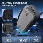 JYS Hartschalenkoffer für ROG Xbox Ally/X Handheld Tragbare Reisetasche mit Reißverschluss, JYS-X152 Weiß, JYS-X152 Schwarz