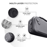 JYS Hartschalenkoffer für ROG Xbox Ally/X Handheld Tragbare Reisetasche mit Reißverschluss, JYS-X152 Weiß, JYS-X152 Schwarz