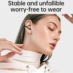150 Sprachen KI-Übersetzung Kabelloser Clip-Ohr-Bluetooth-Kopfhörer