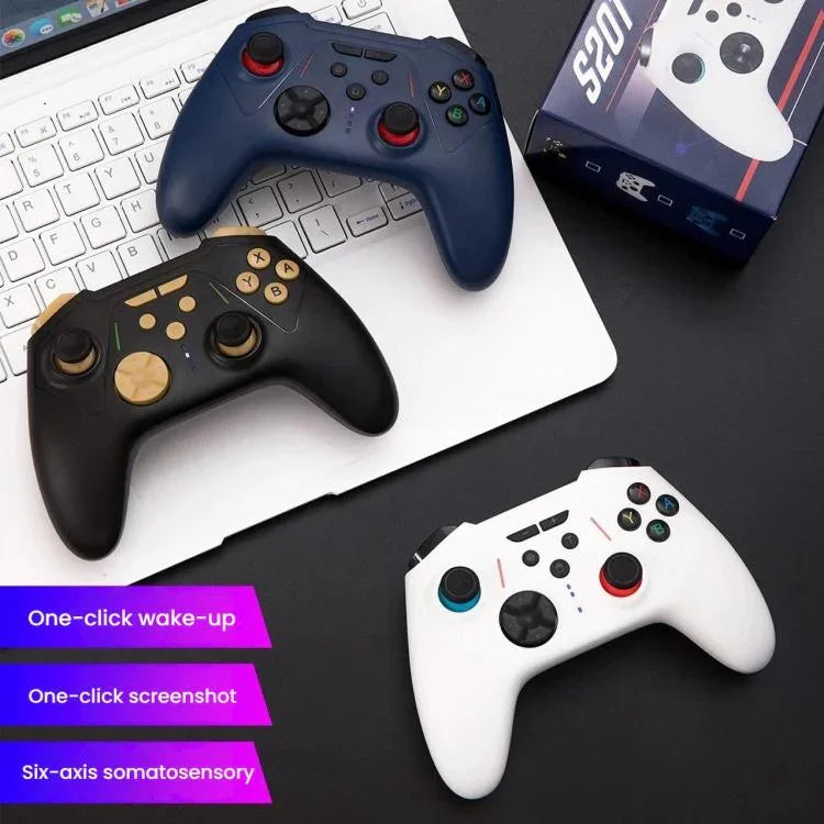 S201 Bluetooth Gaming Controller – Hall-Effekt-Trigger, zwei Tasten auf der Rückseite für Makros, kompatibel mit Switch 2/Switch/PC/Steam/Mobile