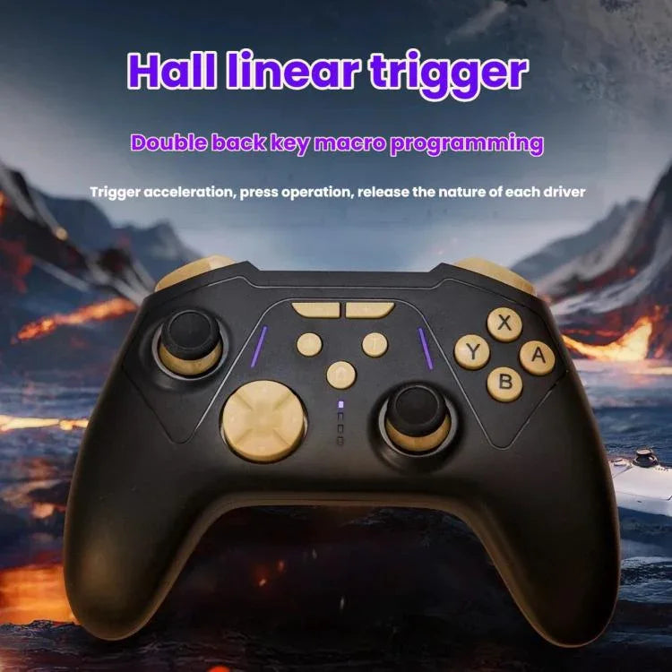 S201 Bluetooth Gaming Controller – Hall-Effekt-Trigger, zwei Tasten auf der Rückseite für Makros, kompatibel mit Switch 2/Switch/PC/Steam/Mobile