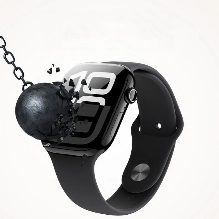 Gehärteter Glas-Bildschirmschutz mit verbessertem Auto-Align-Installationskit, für Apple Watch Series 10/11 46mm, für Apple Watch Series 10/11 42mm, für Apple Watch Series 7/8/9 45mm, für Apple Watch Series 7/8/9 41mm, für Apple Watch Series 6/5/4/SE 44mm