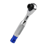 Wendbarer Magnetischer Ratschen-Schraubendreher, Glatter Griff-Bit, Rändelblauer Bit, Rändelroter Bit