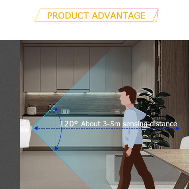 Intelligente Bewegungsmelder-Nachtlampe, 3 Farbtemperaturen, Steckdosenleuchte für Schlafzimmer, Flur, Treppen, EU-Stecker, US-Stecker