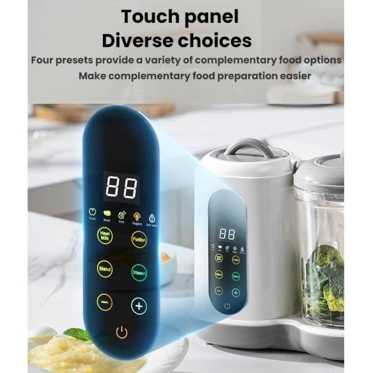 Multifunktionaler Baby-Lebensmittelprozessor Vollautomatischer Timer-Mixer, 110V US-Stecker, 220V EU-Stecker, 220V UK-Stecker
