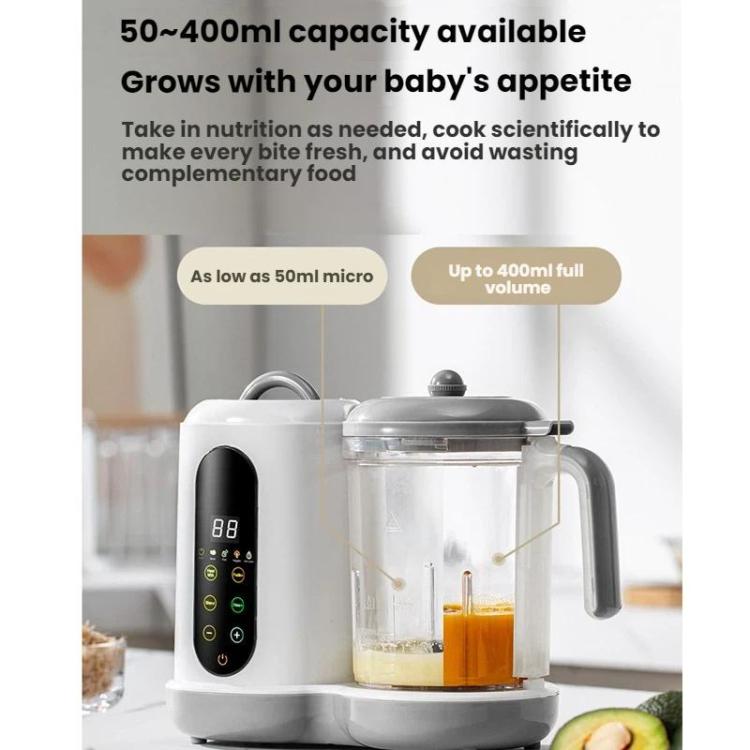 Multifunktionaler Baby-Lebensmittelprozessor Vollautomatischer Timer-Mixer, 110V US-Stecker, 220V EU-Stecker, 220V UK-Stecker