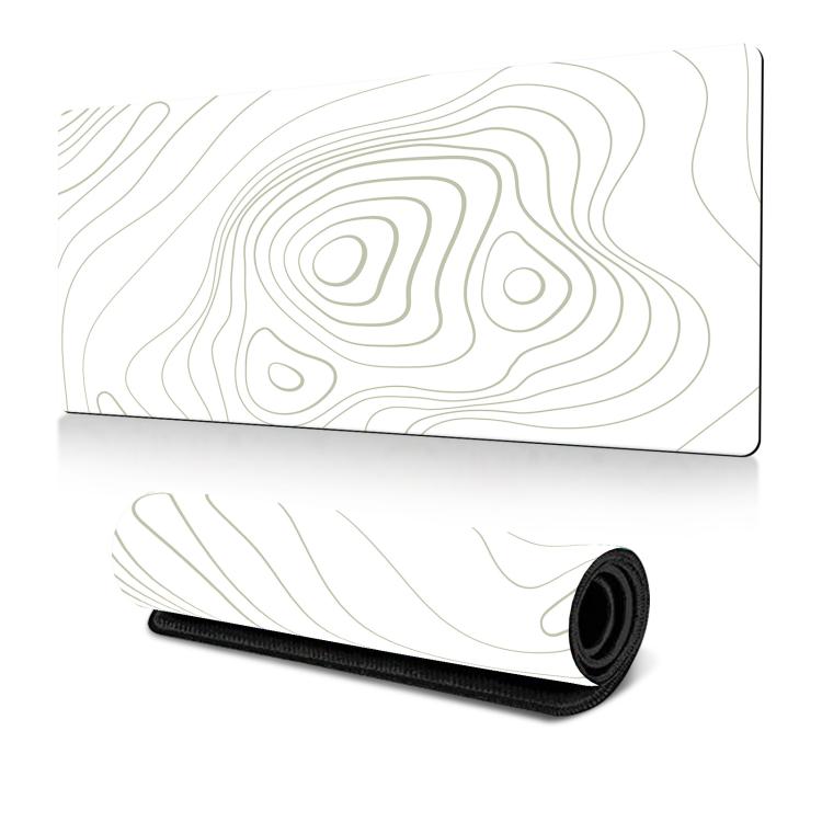 Abstrakte Linienstruktur Mauspad Rutschfeste Schreibtischmatte Für Büro, Gaming, 300x600x2mm, 300x700x2mm, 300x800x2mm, 400x900x2mm