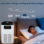 Desktop Aromatherapie-Diffusor Negativ-Ionen Geruchs- und Formaldehyd-Entfernung Luftreiniger, EU-Stecker