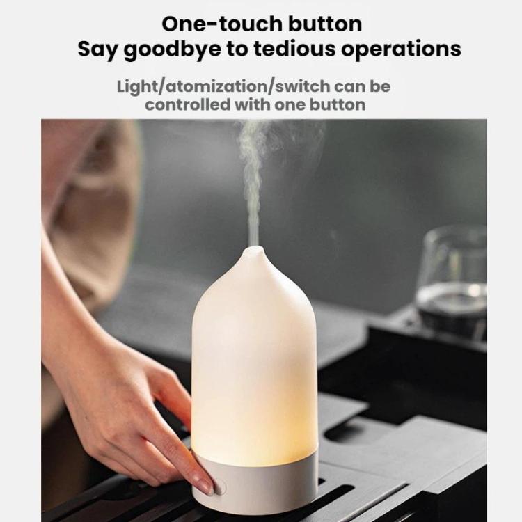 Vase Nebel Luftbefeuchter Aromatherapie Diffusor USB Buntes Stimmungslicht
