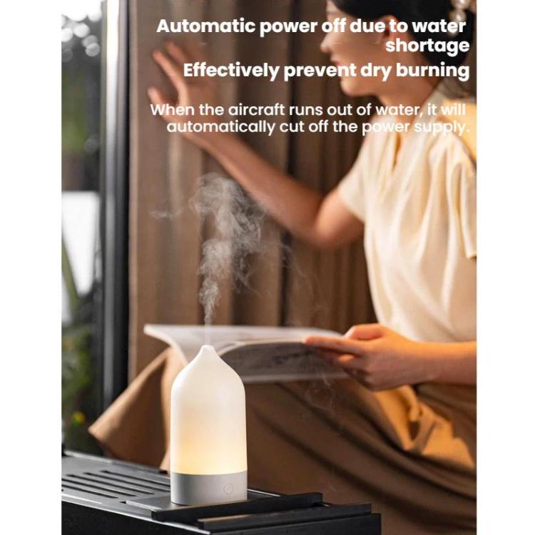 Vase Nebel Luftbefeuchter Aromatherapie Diffusor USB Buntes Stimmungslicht
