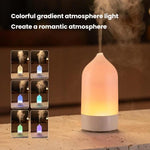 Vase Nebel Luftbefeuchter Aromatherapie Diffusor USB Buntes Stimmungslicht
