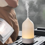 Vase Nebel Luftbefeuchter Aromatherapie Diffusor USB Buntes Stimmungslicht