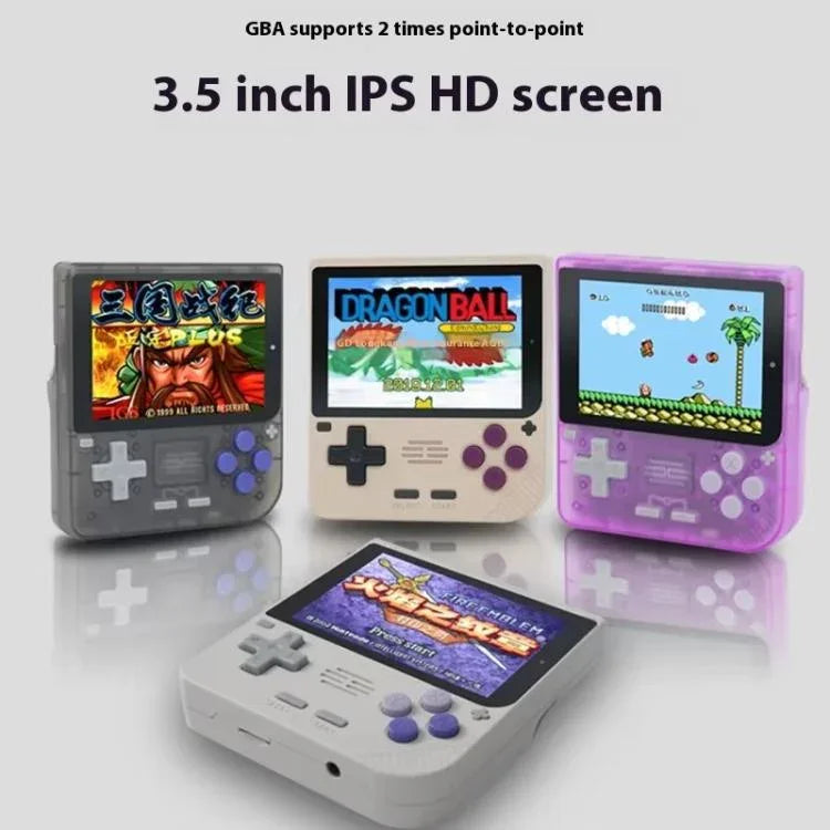 POWKIDDY V10 Retro Handheld-Spielekonsole 3,5-Zoll IPS OCA Full Fit, Quad-Core Cortex-A35 1,5GHz, 64G, 128G