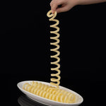 Handheld Twisted Potato Cutter Machine Manual Spiral French Fry Maker for Crispy Curly Fries, Twisted Potato Cutter