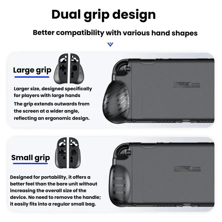 Für Nintendo Switch 2 STARTRC GAMES Handheld Schutzhülle geteilte Dual-Griff-Hülle, geteilte Dual-Griff-Hülle