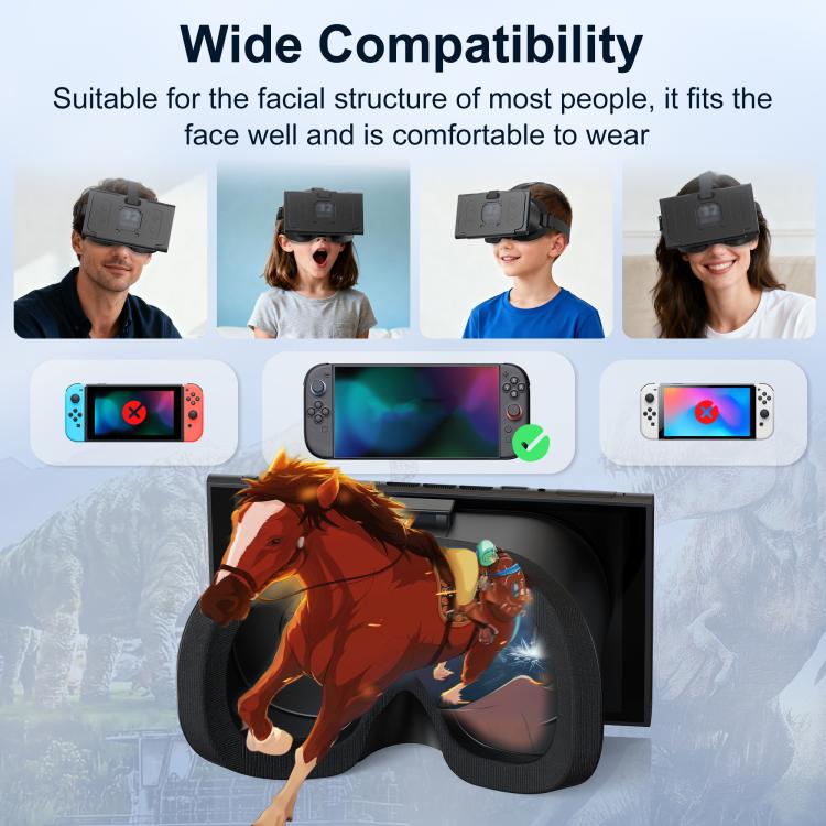 Für Nintendo Switch 2 STARTRC GAMES VR-Brille Einstellbarer Pupillenabstand 3D-Zubehör