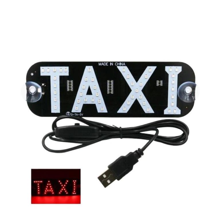 Taxi Indicator Light For Vehicles Roof Lamp With Switch, USB Port, Cigarette Lighter Socket