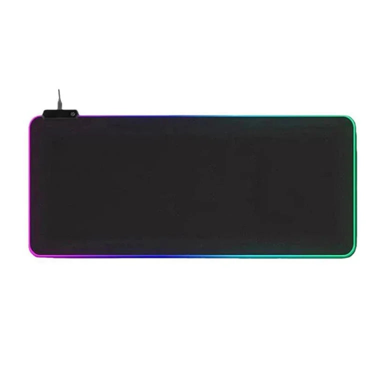 Micro-USB LED leuchtende Maus-Tastatur-Unterlage RGB bunte Lichter gesperrte Kante verdickte Maus-Schreibtischunterlage, 250x350x3mm, 250x350x4mm, 300x800x3mm, 300x800x4mm, 400x900x3mm, 400x900x4mm