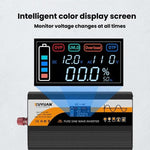 XUYUAN 12V / 24V To 110V Pure Sine Wave Inverter Power Inverter US Plug, 800W Black, 1400W Black, 2000W Black, 3000W Black, 3600W Black, 4000W Black, 800W Red, 1400W Red, 2000W Red, 3000W Red