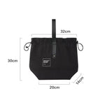 Drawstring Portable Raw Lunch Box Bag Lightweight Compact Lunch Bag