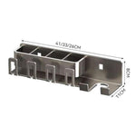 Bohrerloser 3-in-1 Badezimmer-Organizer Wandhalterung Zahnbürsten- und Haartrocknerhalter Integriertes Regal, 2-Personen-mit-Becher, 2-Personen-ohne-Becher, 3-Personen-mit-Becher, 3-Personen-ohne-Becher, 4-Personen-mit-Becher, 4-Personen-ohne-Becher