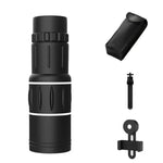 16x52 Outdoor-Monokular mit Nachtsicht für schlechte Lichtverhältnisse, Telefonfotografie-Monokular, Einzel+Tasche, Mit Tasche+Handyhalter, Mit Tasche+Handyhalter+Stativ