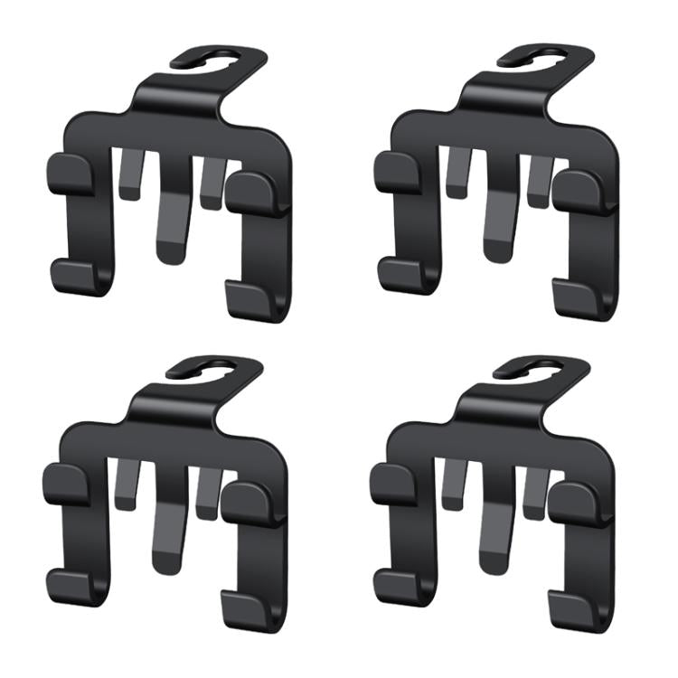 4pcs Multi-functional Car Seat Back Hook Phone Holder