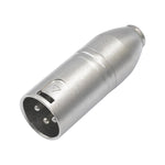 Metallgehäuse 3,5mm Buchse 1/8 TRS zu Carnott Stecker XLR Stecker Audio Adapter