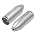 Metallgehäuse 3,5mm Buchse 1/8 TRS zu Carnott Stecker XLR Stecker Audio Adapter
