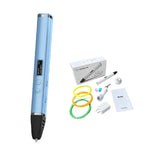 3D-Druckstift-Set mit abnehmbarem Gehäuse, HD-OLED-Bildschirm und präziser Temperaturregelung – 3-Geschwindigkeiten einstellbar, ohne Stecker, US-Stecker, EU-Stecker