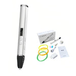 3D-Druckstift-Set mit abnehmbarem Gehäuse, HD-OLED-Bildschirm und präziser Temperaturregelung – 3-Geschwindigkeiten einstellbar, ohne Stecker, US-Stecker, EU-Stecker