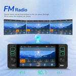 5,1 Zoll horizontaler Bildschirm Einsitzer-Universal-MP5-Player mit kabelloser Carplay-Funktion, integriertes Gerät, Standard, Standard + 12 Lichtkamera