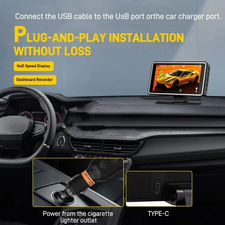 5 Zoll 1080P Auto-Kamera mit WIFI HUD Display Auto-DVRs, L5965