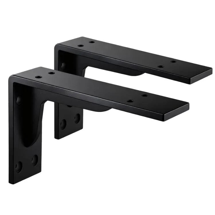 2pcs Triangle Support Bracket Wall-Mounted Right-Angle Iron Bracket, 14.5cm Black, 19cm Black, 24cm Black, 29.2cm Black, 34.3cm Black, 39.2cm Black, 44.3cm Black, 14.5cm White, 19cm White, 24cm White, 29.2cm White, 34.3cm White, 39.2cm White, 44.3cm White