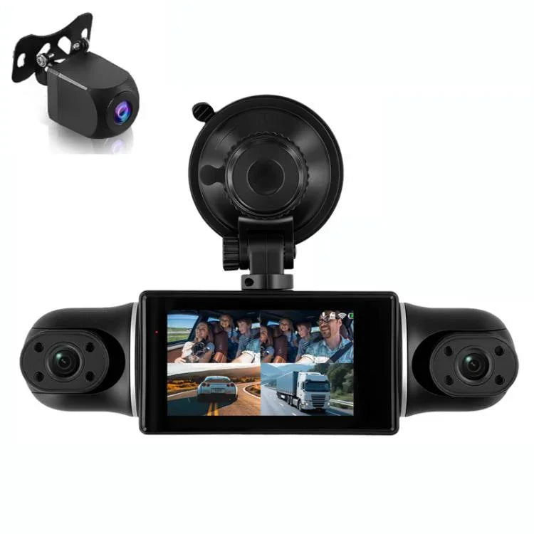 3 Zoll 2K Auto-DVR-Kamera WIFi Quad-Aufnahme HD Auto-Rekorder mit 1080P G-Sensor, L5942