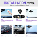 3 Zoll 2K Auto-DVR-Kamera WIFi Quad-Aufnahme HD Auto-Rekorder mit 1080P G-Sensor, L5942