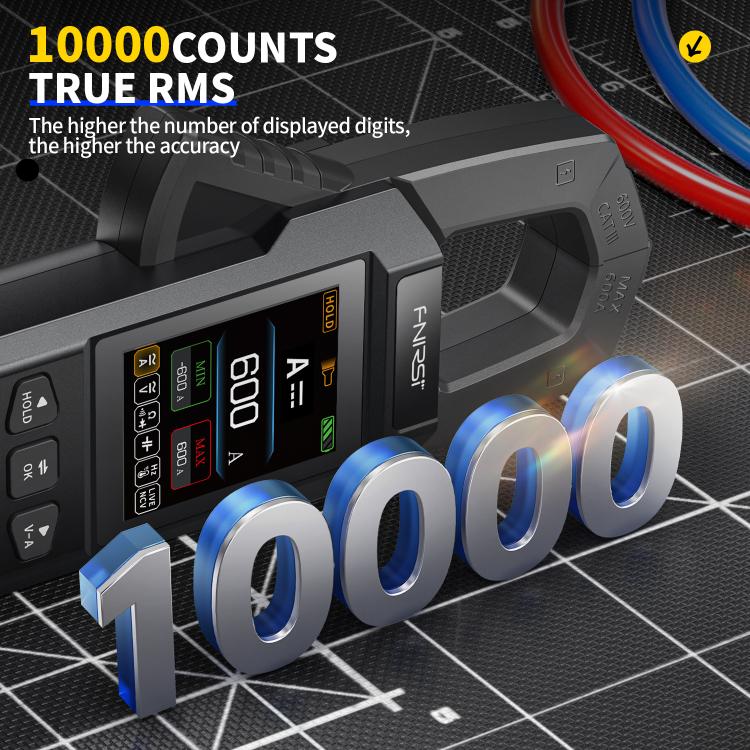FNIRSI Vollautomatisches intelligentes Stromzangen-Multimeter, DMC-100