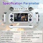G28 Tragbare Open-Source-Handheld-Spielkonsole, 4,3-Zoll-HD-IPS-Bildschirm, ARM Quad-Core Cortex-A7 1.3GHz, 64GB