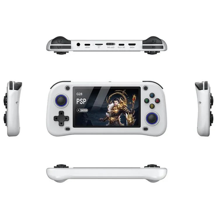 G28 Tragbare Open-Source-Handheld-Spielkonsole, 4,3-Zoll-HD-IPS-Bildschirm, ARM Quad-Core Cortex-A7 1.3GHz, 64GB