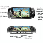 X6 tragbare Spielekonsole 4,3 Zoll HD Gaming Handheld, 8G mit Kamera, 32G ohne Kamera