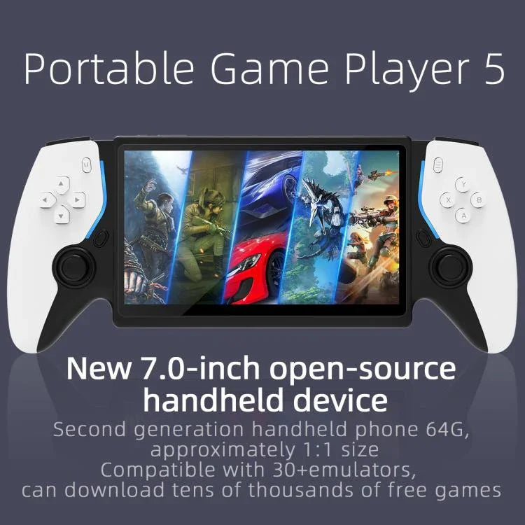 7,0 Zoll Handheld Open-Source-Spielkonsole mit hochauflösenden Arcade-Battles, P5 Weiß, P5 Schwarz, P5 Blau Rot, P5 Weiß Doubles Version, P5 Schwarz Doubles Version, P5 Blau Rot Doubles Version