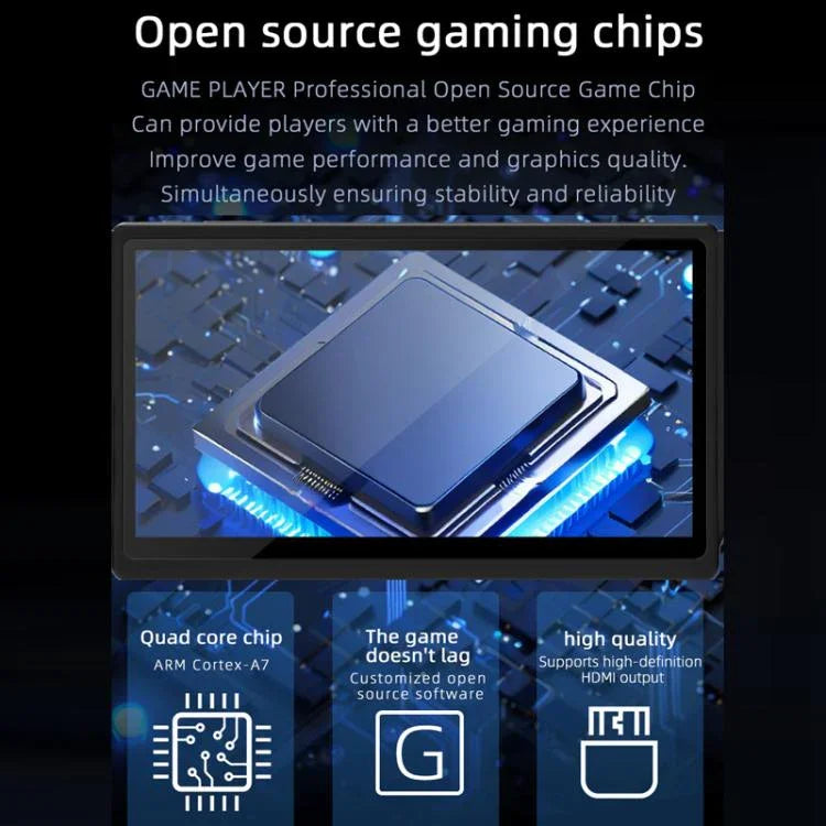 7,0 Zoll Handheld Open-Source-Spielkonsole mit hochauflösenden Arcade-Battles, P5 Weiß, P5 Schwarz, P5 Blau Rot, P5 Weiß Doubles Version, P5 Schwarz Doubles Version, P5 Blau Rot Doubles Version