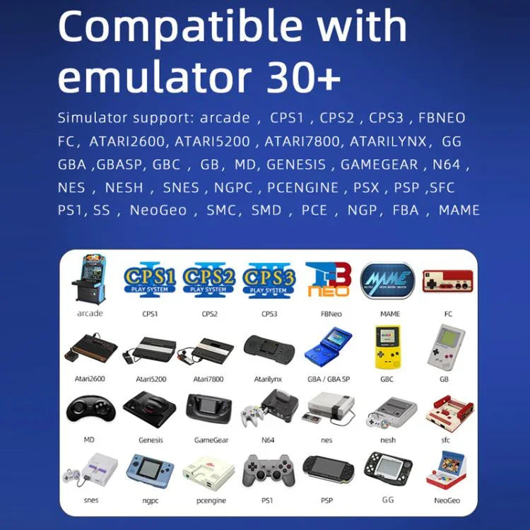 7,0 Zoll Handheld Open-Source-Spielkonsole mit hochauflösenden Arcade-Battles, P5 Weiß, P5 Schwarz, P5 Blau Rot, P5 Weiß Doubles Version, P5 Schwarz Doubles Version, P5 Blau Rot Doubles Version