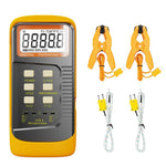 Industrie-Thermometer mit Doppelkanal-Temperaturklemme