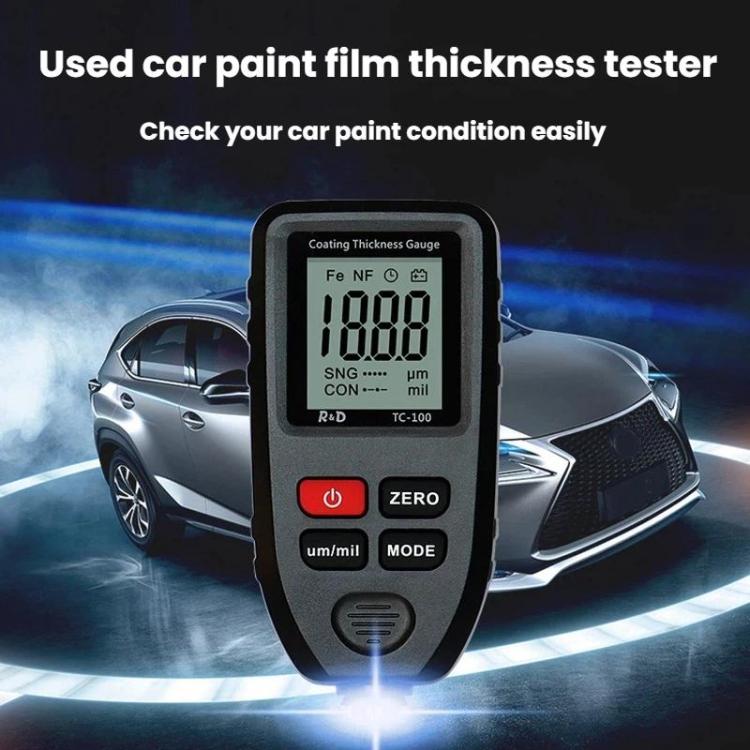 R&D INSTRUMENTS TC-100 Hochpräziser Beschichtungsdickenmesser für Autolackfilmdicke, TC-100